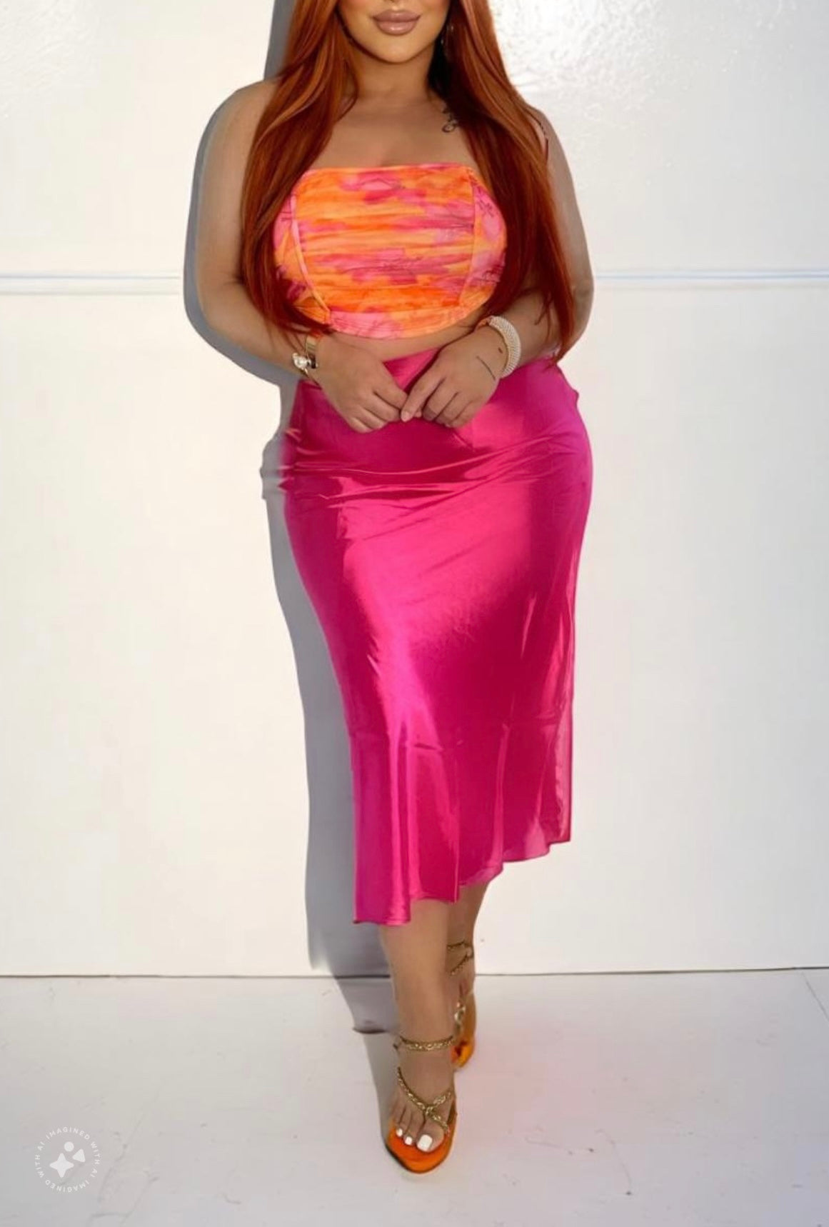 Hot Pink Skirt