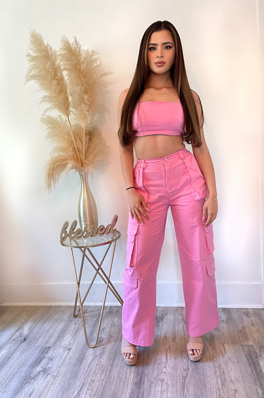 Pretty in Pink Pant Set
